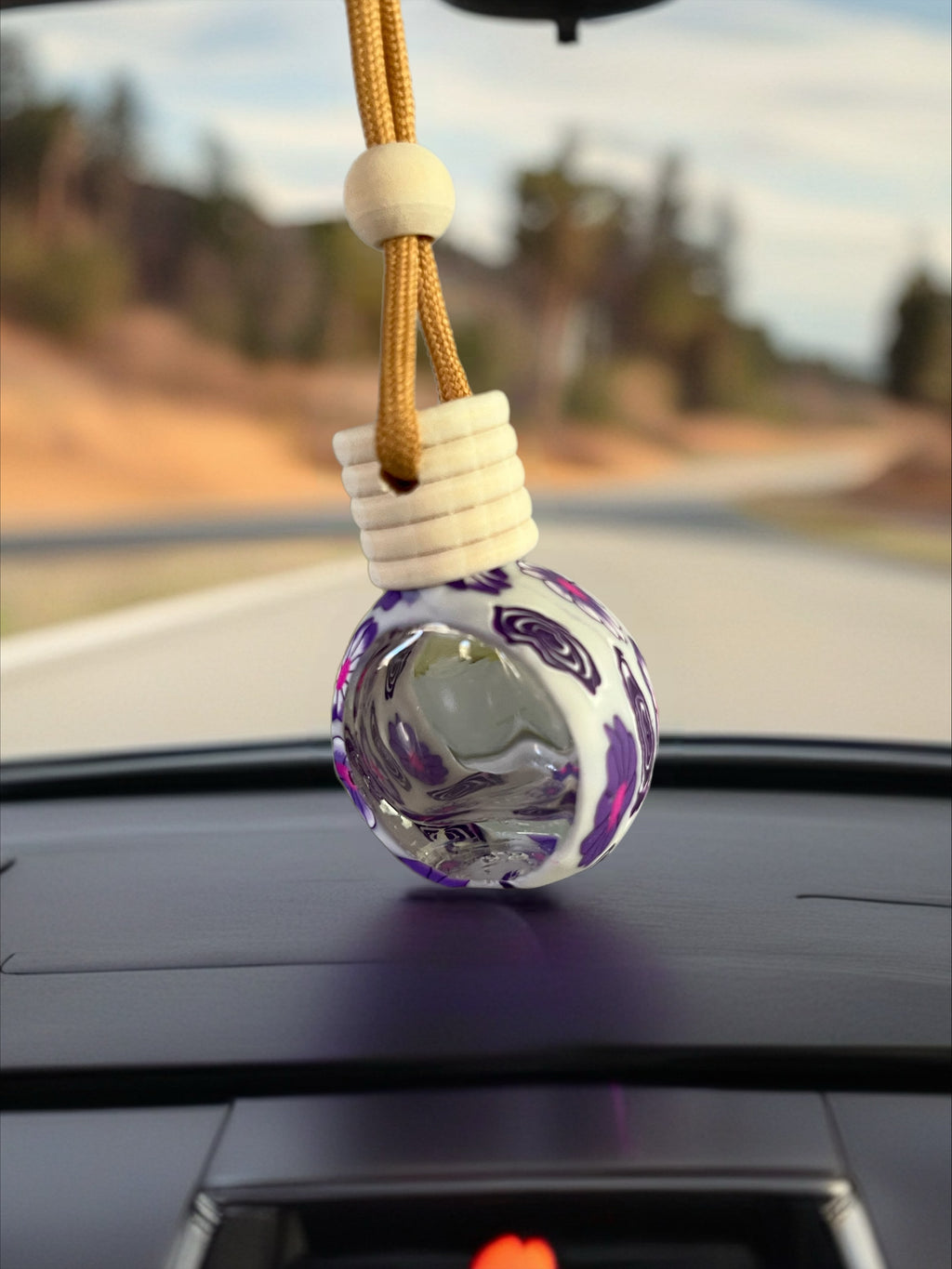 Diffuseur fleur mauve