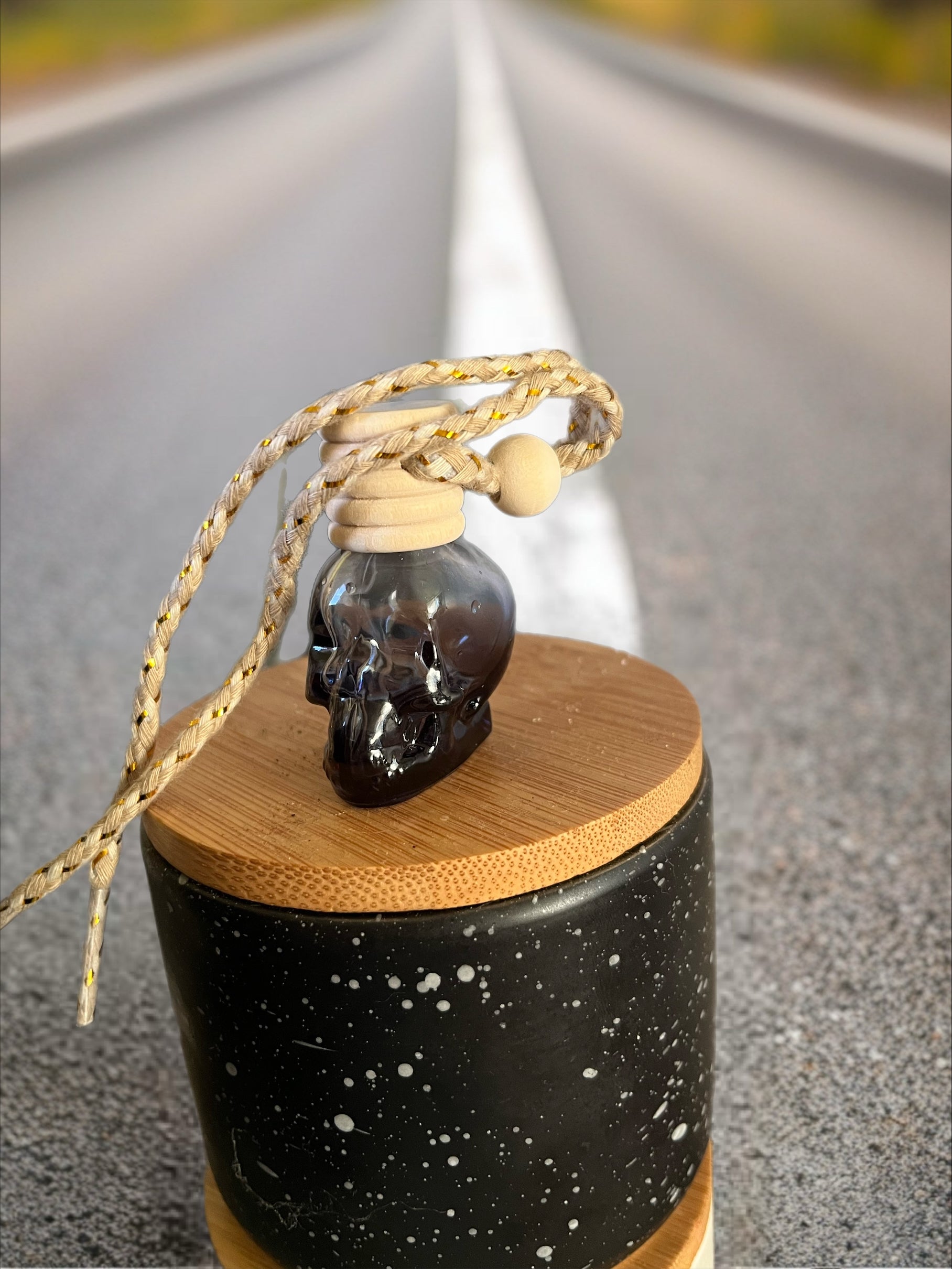 Diffuseur tête de mort noir